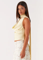 Catching Feelings Top - Yellow