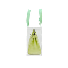 GroceryBags Creative Platinum Print Woven Bag Mint Green